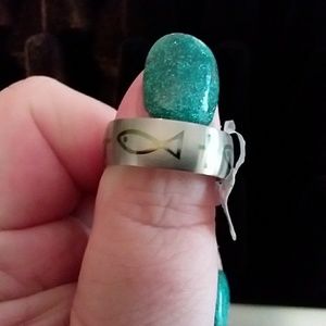 $5 SALE Today. Stainless Steel fish Ring
